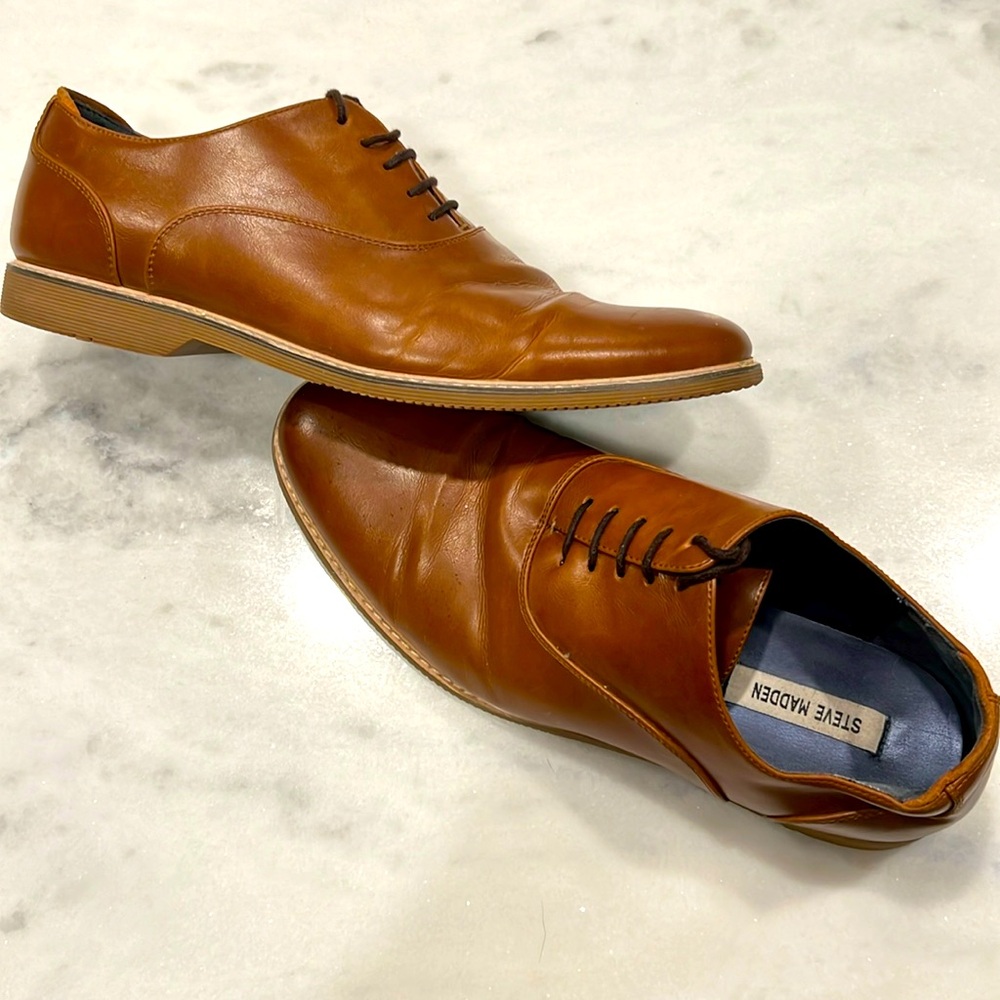 Steve Madden Men's 11, Leather, Rubber Outsole